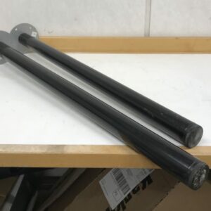 Ikea 15028 musta kalustejalka 70 cm