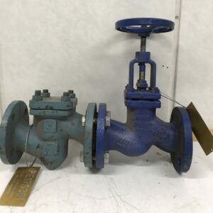 Käsipyörä venttiili takaiskulla