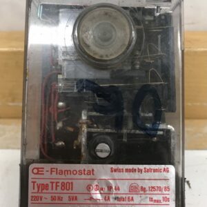 Flamostat Type TF801 öljypolttimen rele