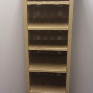 Metallihyllykkö 190x38x38 cm pyörillä