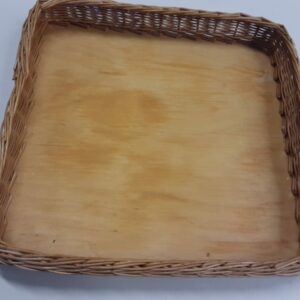 Leipäkori 40*38*6 cm rottinkia