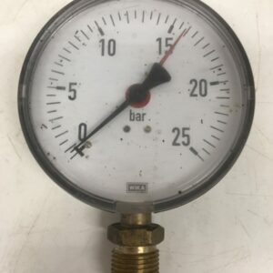 Iso painemittari WIKA 0-25bar mekaaninen näyttö 100 mm