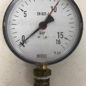 Iso painemittari WIKA 0-16bar mekaaninen näyttö 100 mm