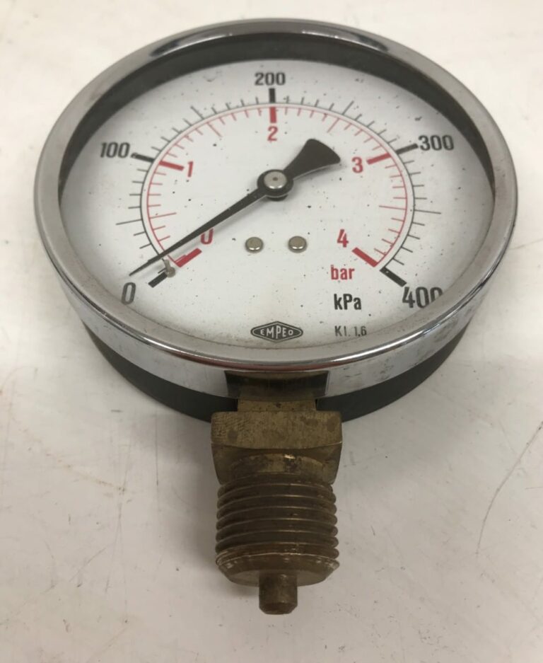 Iso painemittari Empeo 0-4bar mekaaninen näyttö 100 mm