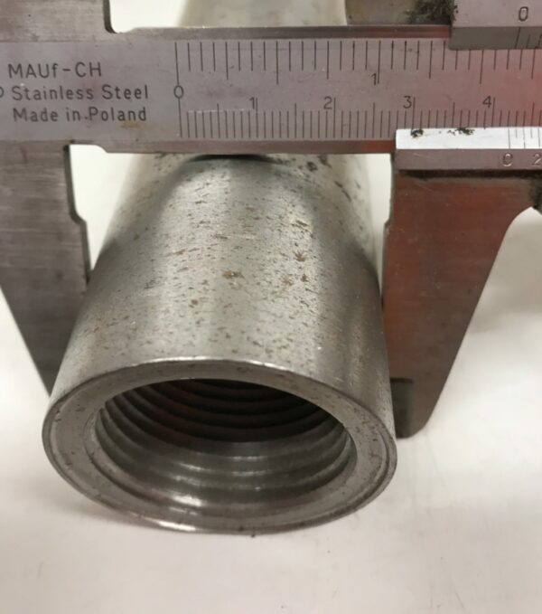 Metalliholkki 145 mm pitkä 1" sisäkierteellä