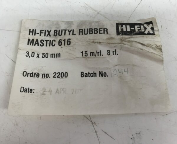 Hi-Fix Butyylikumi Mastic 616 3 * 50 mm