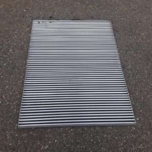 Ruostumaton ritilä 111x82x3 cm