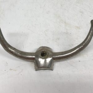 vanha 2-sarvinen messinkinen vaatekoukku