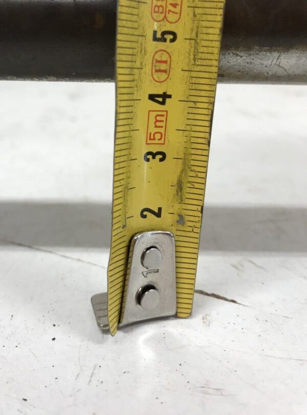 Niklattu messinkinen ovenkahva 25 cm