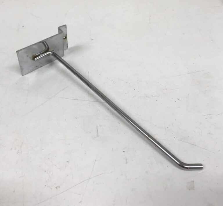 Myymälähyllyn ripustuskoukku 1 osainen 200 mm