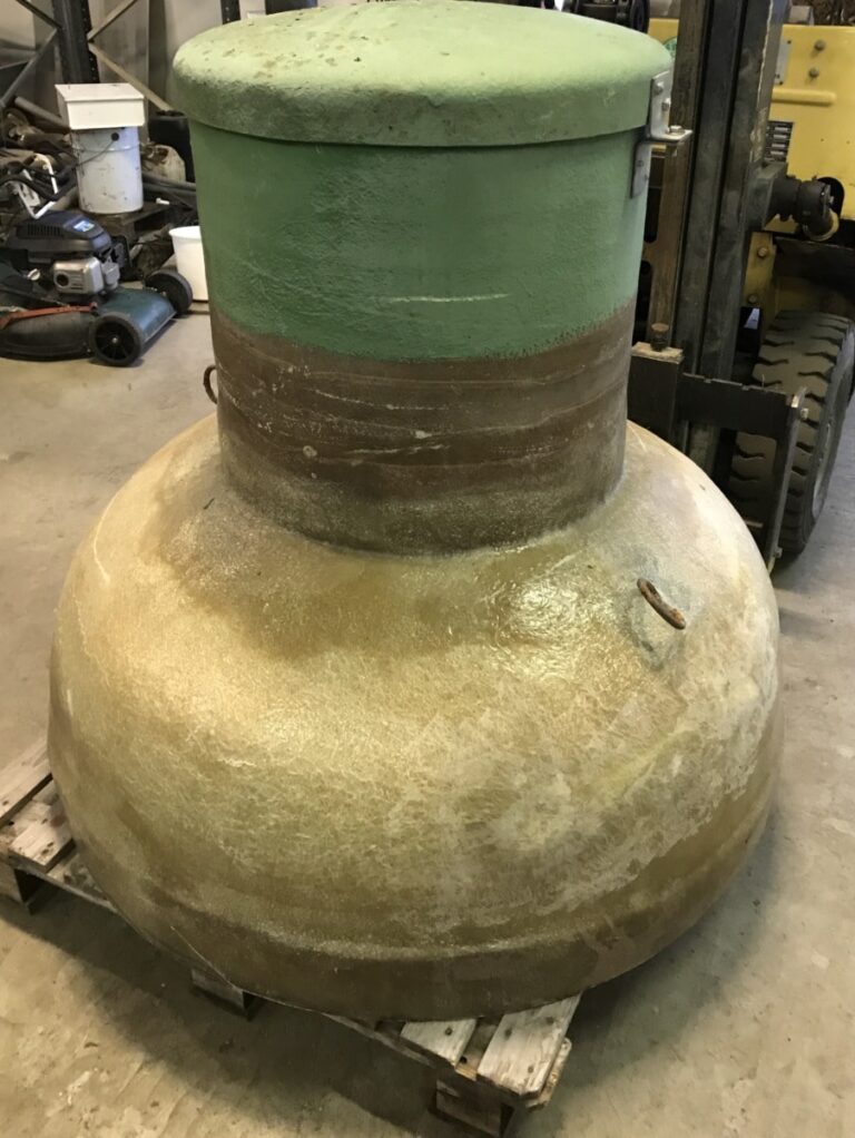 Lasikuituinen kaivon kansi 122 cm