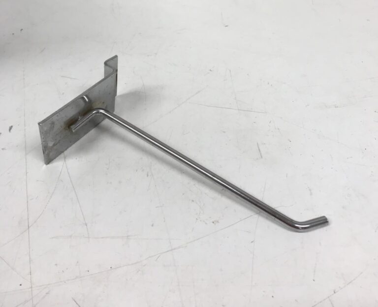 Myymälähyllyn ripustuskoukku 1 osainen 150 mm