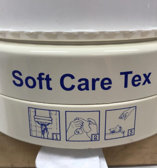Soft Care Tex kosteapyyhesäiliö telineellä