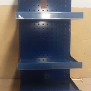 Reikälevyhyllykkö 44 cm x 90 cm 4 hyllyllä - Purkukolmio.fi