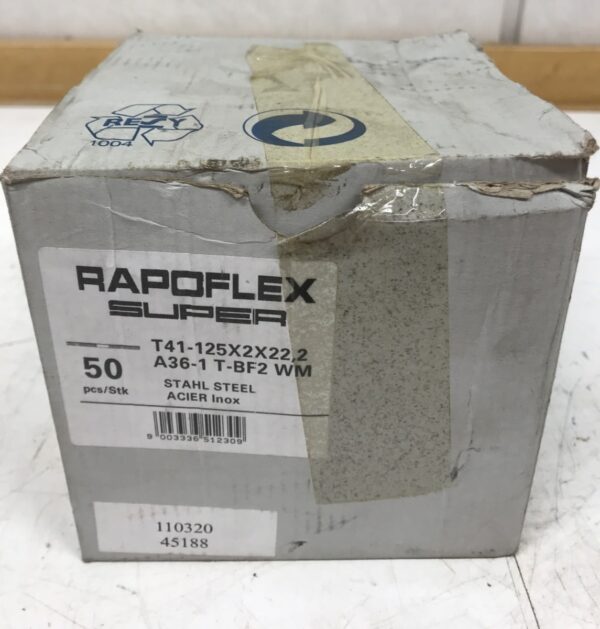 Rapoflex Super 125 mm katkaisulaikka T41-125*2*22,2 teräkselle