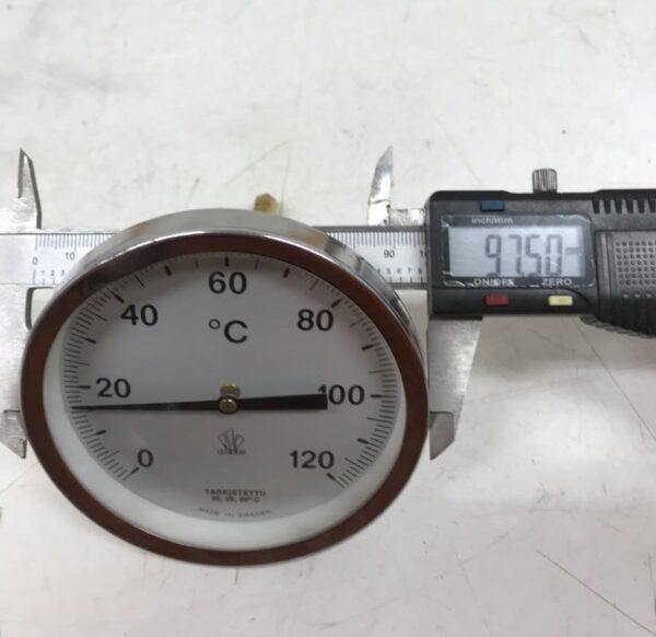 Lämpömittari Therm 0-120°c mekaaninen näyttö 100 mm