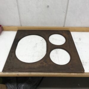 Puuhellan pintalevy 67 cm x 57,5 cm