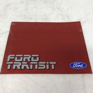 Ford Transit omistajan käsikirja 7/89 kansiolla