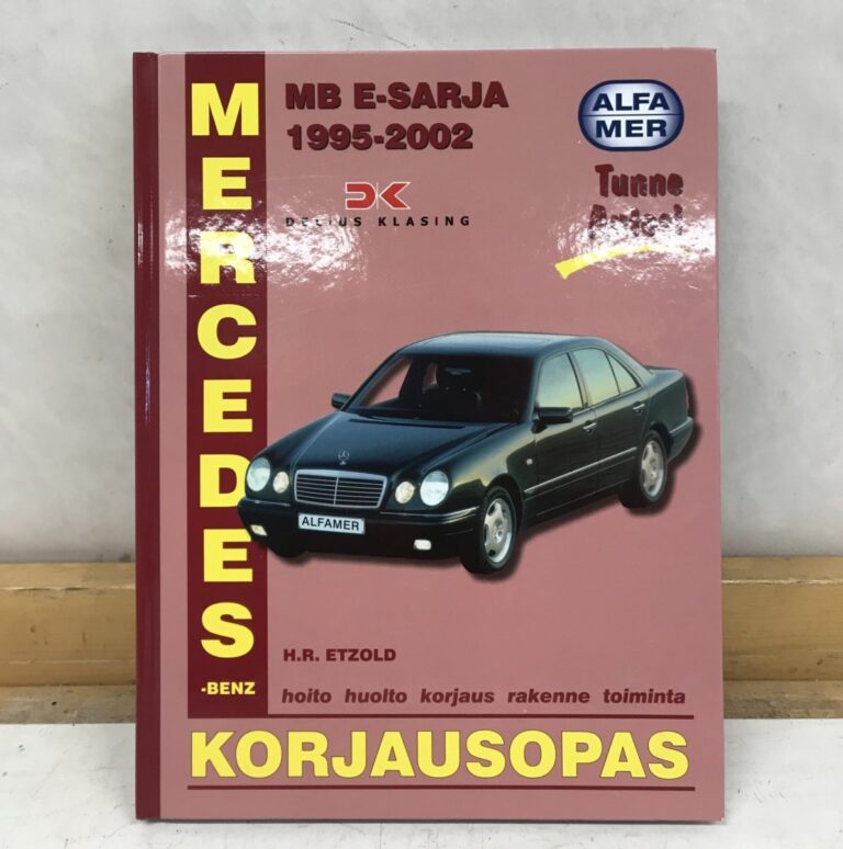 Korjausopas MB E – sarja 1995 – 2002 Alfamer kovakantinen