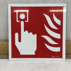 Paloilmoitinpainikkeen kyltti 200 * 200 mm