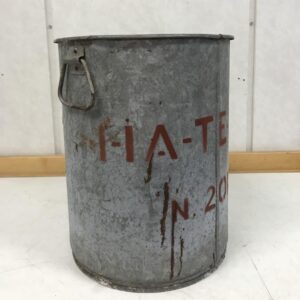 Vanha sinkkiämpäri 36 cm