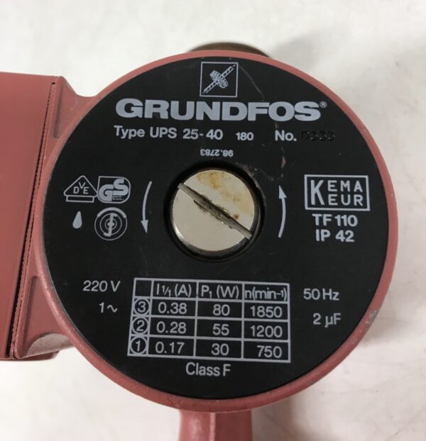 Kiertovesipumppu Grundfos UPS 25-40