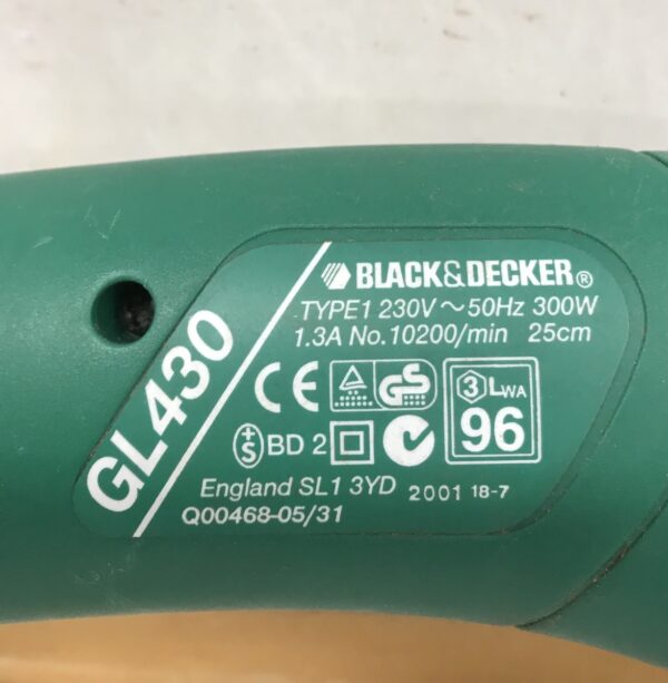 Siimaleikkuri Black & Decker GL 430 varaosiksi