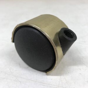 Muovinen kalustepyörä 43 mm kultamusta