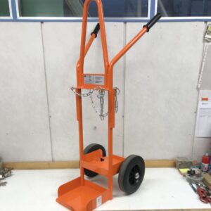 Kaasupullokärry umpikumipyörillä 2:lle 20 litran pullolle CTrolley