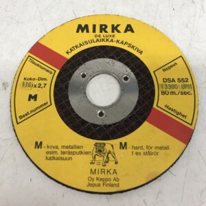 Mirka De Luxe katkaisulaikka 115 * 2,7 mm M teräkselle - Purkukolmio.fi