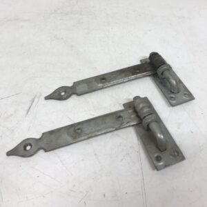 Koristeellinen sinkitty saranapari 21 cm × 11 cm - Purkukolmio.fi