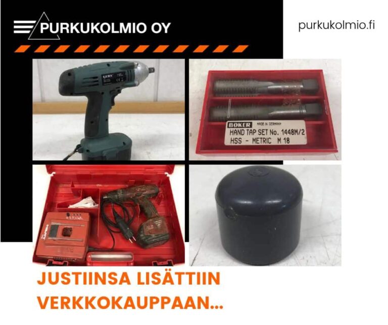 Justiinsa lisättiin kauppaan - Purkukolmio.fi