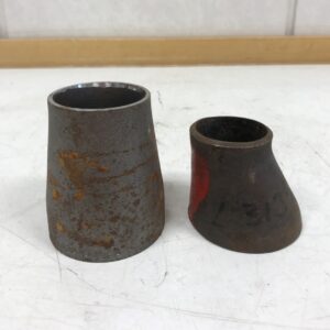 Musta hitsattava putkikartio 2 kpl Ø 76 mm - Purkukolmio.fi