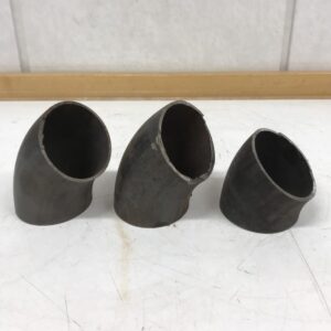 Hitsattava putkikäyrä 3 kpl ∅ 89 mm lyhennetyt - Purkukolmio.fi