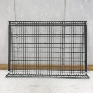 Harmaa lankahylly 90 cm × 60 cm - Purkukolmio.fi