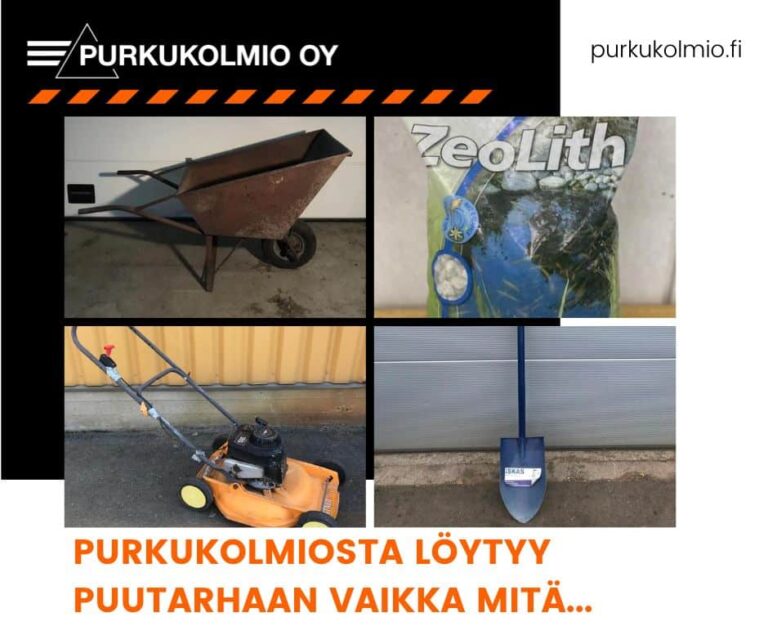 Puutarhaan - Purkukolmio.fi