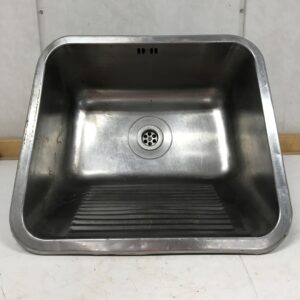 Ruostumaton pesuallas 50 cm * 45 cm - Purkukolmio.fi