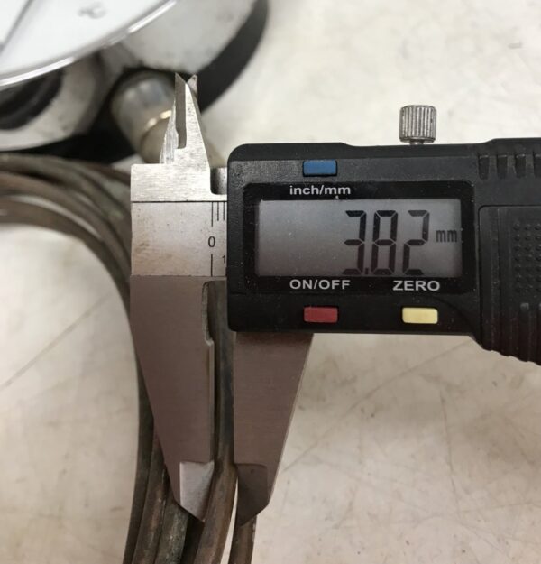 Savukaasulämpömittari 0-500°c näyttö 150 mm - Purkukolmio.fi