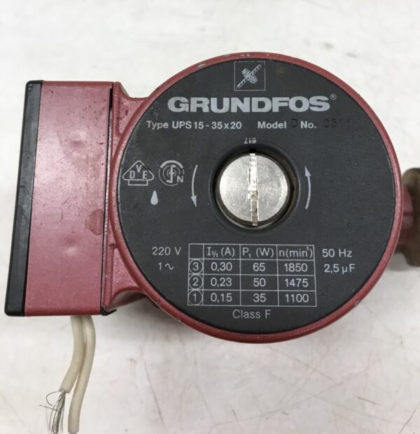 Grundfos UPS 15-35 × 20 - Purkukolmio.fi