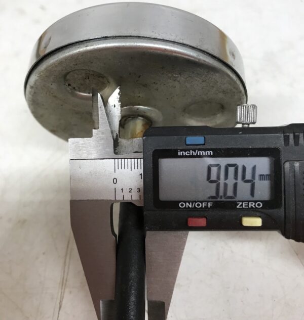 Savukaasulämpömittari 0-500°C näyttö 80 mm - Purkukolmio.fi