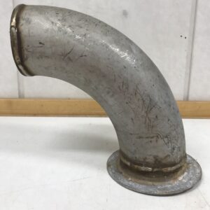 Putkikäyrä ∅ 130 mm laipalla - Purkukolmio.fi