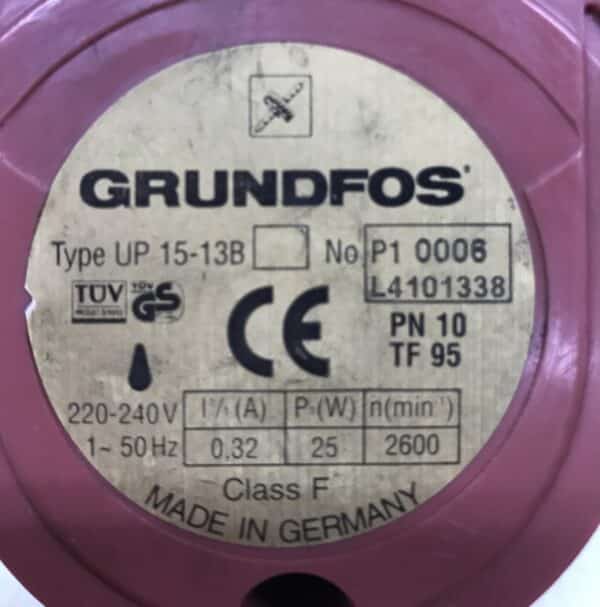 Grundfos UP 15-13B - Purkukolmio.fi