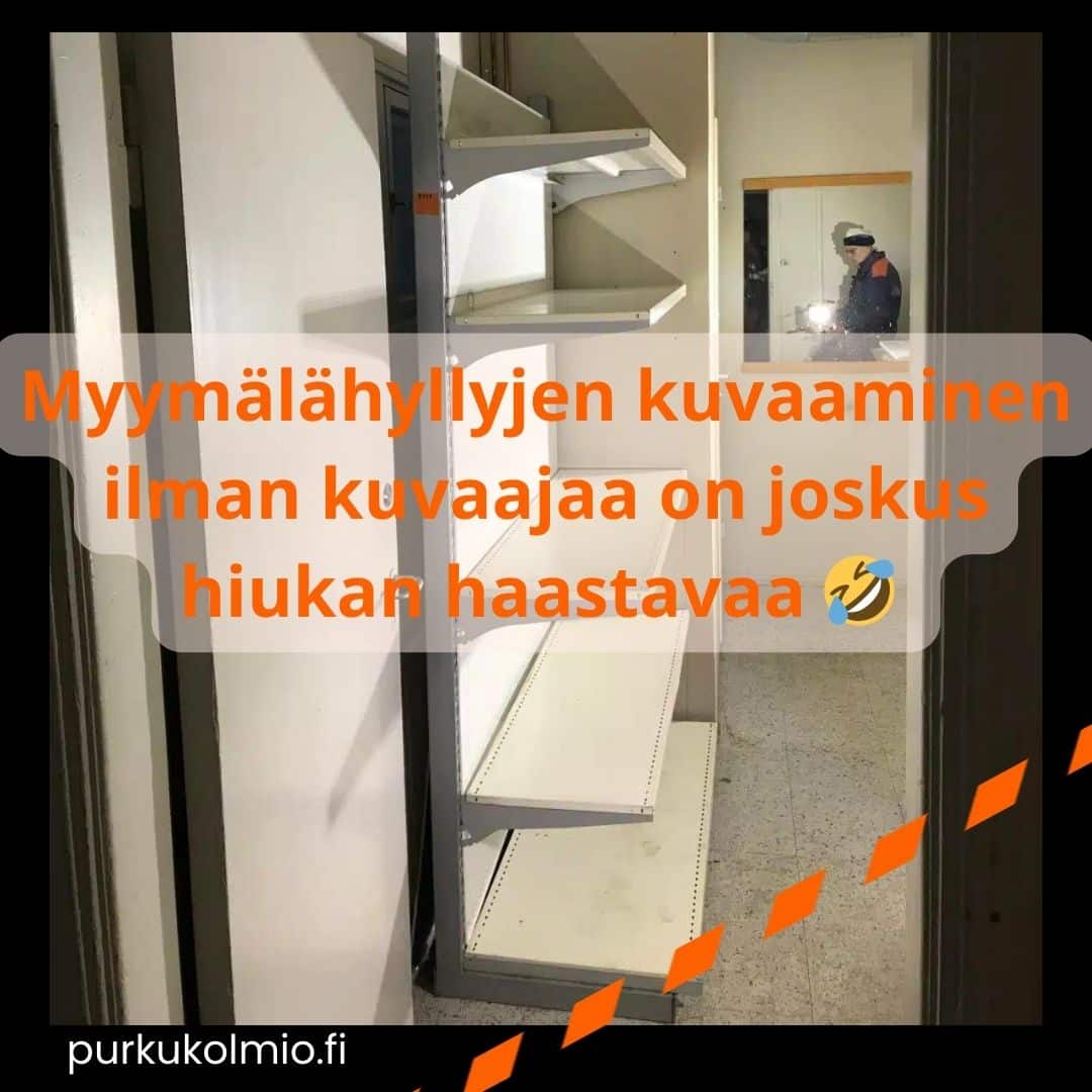 Myymälähyllyjä - Purkukolmio.fi