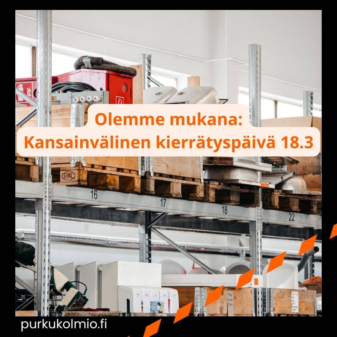 Kansainvälinen kierrätyspäivä 18.3 - Purkukolmio.fi