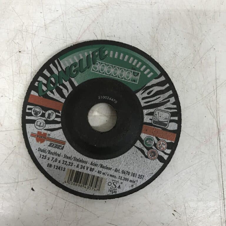 Longlife katkaisulaikka 125 x 7 mm ruostumattomalle teräkselle - Purkukolmio.fi