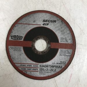 Secur 41F katkaisulaikka 125 x 2 mm teräkselle - Purkukolmio.fi