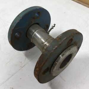 Ruostumaton liitäntäputki irtolaipoilla pituus 155 mm laipan Ø 150 mm - Purkukolmio.fi