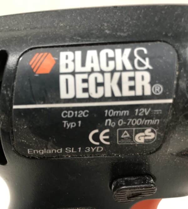 Black&Decker 12V akkuporakone CD12C Typ 1 - Purkukolmio.fi