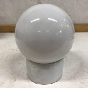 Vanha lasinen pallovalaisin halkaisija 15 cm - Purkukolmio.fi