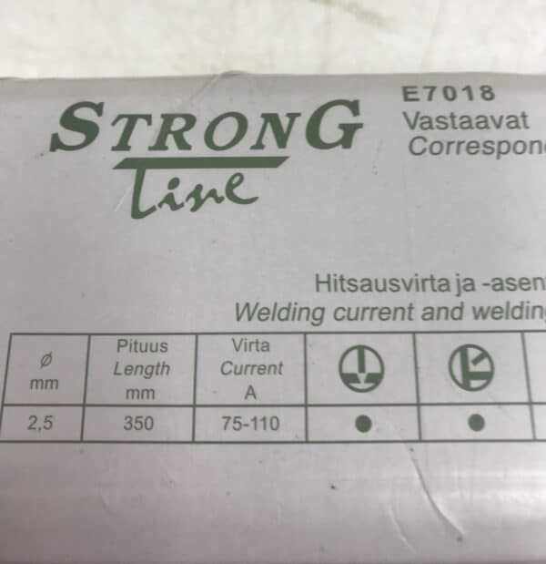 Strog Line XK4825 E7018 Ø 2,5 x 350 hitsauspuikko - Purkukolmio.fi